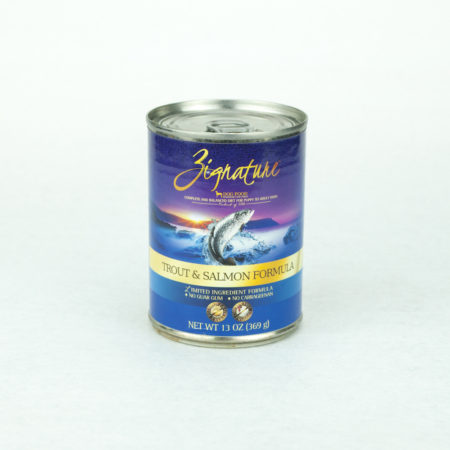 Zignature 超越純天然罐頭【鱒魚及三文魚配方】