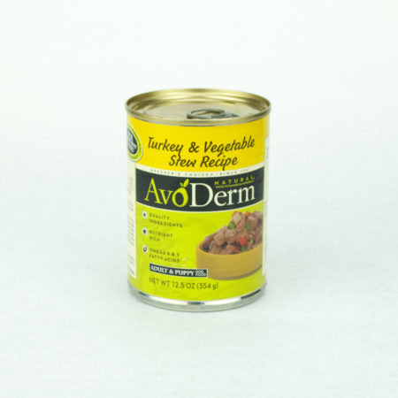Avo Derm 燉火雞蔬菜狗罐頭